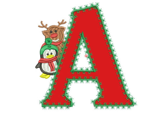 Christmas Font Letter a Review