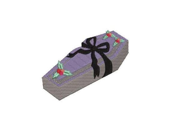 Gift Wrapped Coffin: A Halloween Embroidery Design Review