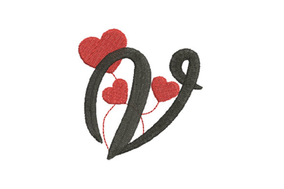 Heart Alphabet Letter V: A Seasonal Embroidery Design Review