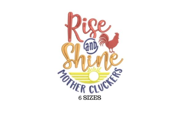 Rise and Shine: A Farm-Fresh Embroidery Design for Handmade Gifts