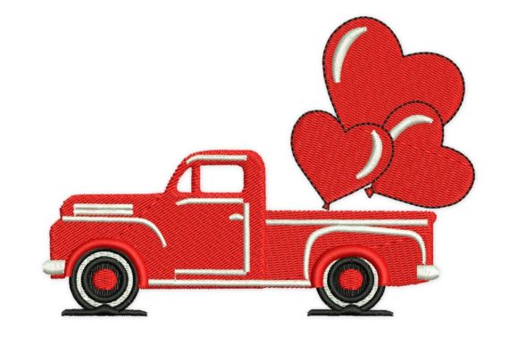 Vintage Valentine's Day Truck